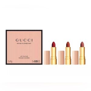 Gucci Rouge à Lèvres Mat Lipstick Set - Rich Red